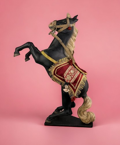 Cavallo rampante presepe - cavallo,